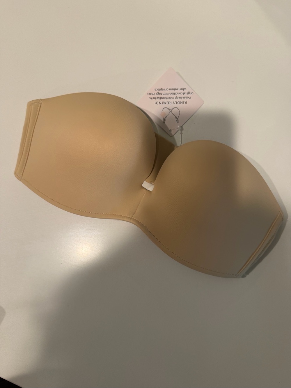 NWT Strapless Nude Seamless Convertible Bra - Smooth Support 32C